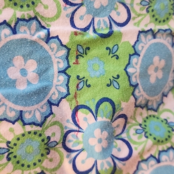 Hanna Andersson Blue and Green Floral Spaghetti Strap Sundress 130 - Picture 12 of 12